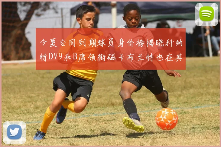 今夏合同到期球员身价榜揭晓科纳特DV9和B席领衔磁卡布兰特也在其中